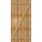 Ekena Millwork Joined Board-n-Batten Shutters w/Z-Bar, Rough Sawn Western Red Cedar, 32 1/4W x 67H, PR RBJ06Z32X067RWR - alternate 5